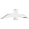Ekena Millwork Bellingham Architectural Grade PVC Gable Bracket, 72"W x 18"H x 6"D x 6"F, 6/12 Pitch GBP072X18X0606BEL00 - alternate 1